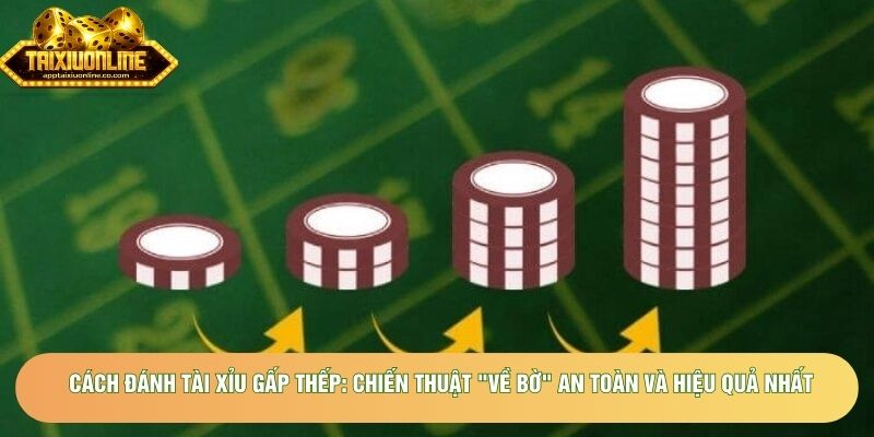 Cách đánh tài xỉu gấp thếp: Chiến thuật "về bờ" an toàn và hiệu quả nhất